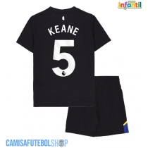 Camisa de time de futebol Everton Michael Keane #5 Replicas 3º Equipamento Infantil 2025-26 Manga Curta (+ Calças curtas)
